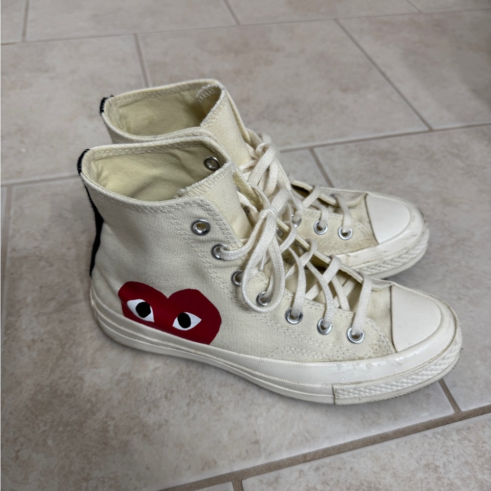 Converse Comme des Garçons Play x Chuck 70 High Tops - Picture 2 of 4